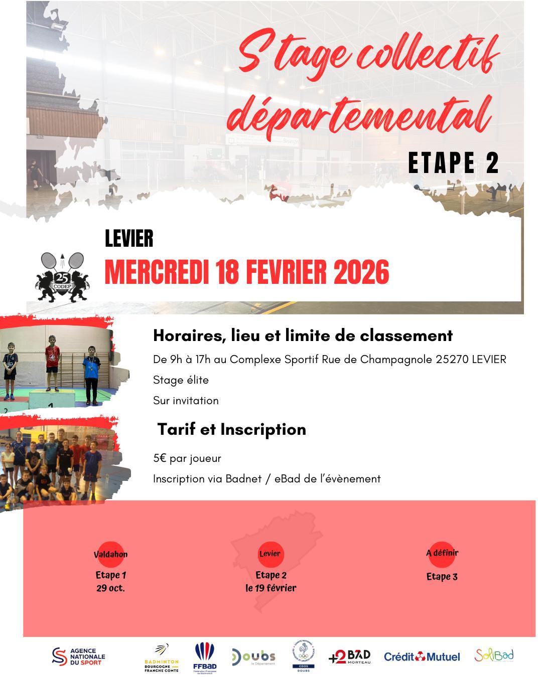 Stage jeunes collectif départemental INTERCODEP